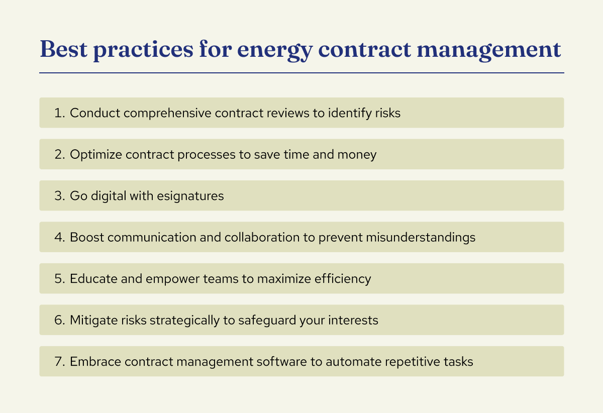 Energy Contract Management A Comprehensive Guide